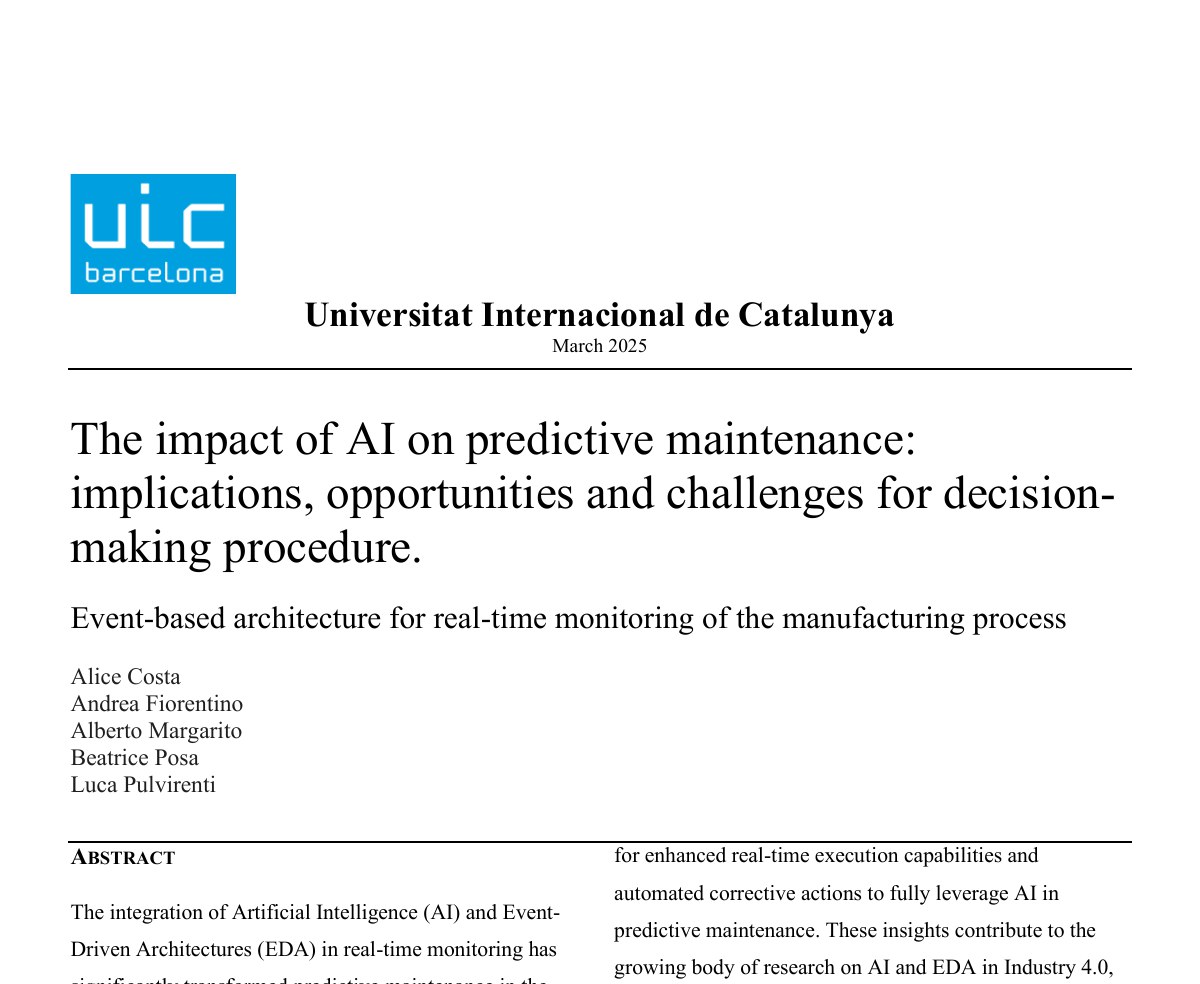 First page of the article: UIC Barcelona logo, title, authors and start of the abstract